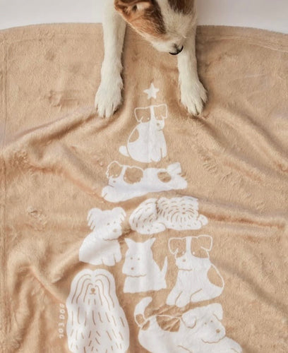 【アウトレット】お犬ツリーブランケット
